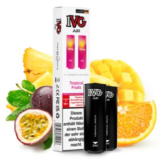 2x IVG Air Prefilled Pod - Tropical Fruits 20mg/ml