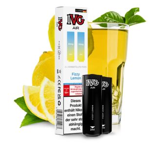 2x IVG Air Prefilled Pod - Fizzy Lemon 20mg/ml