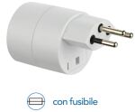 Electraline 70040 Reiseadapter (Schuko) 2 Europa in die 3...