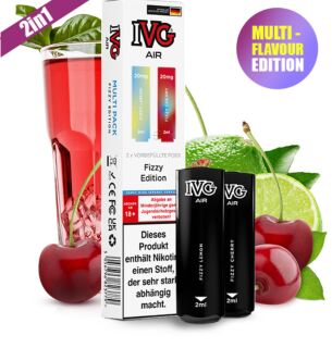 IVG Air – Fizzy Edition – Prefilled Pod 2er Pack 2ml 20mg